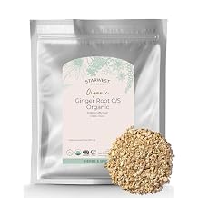 Starwest Botanicals Organic Ginger Root - Dried Ginger Herb for Tea, Baking, Cooking, Cut and Sifted, Natural Herbal Spice, Certified Kosher, Non-GMO - Bulk 1 lb Bag