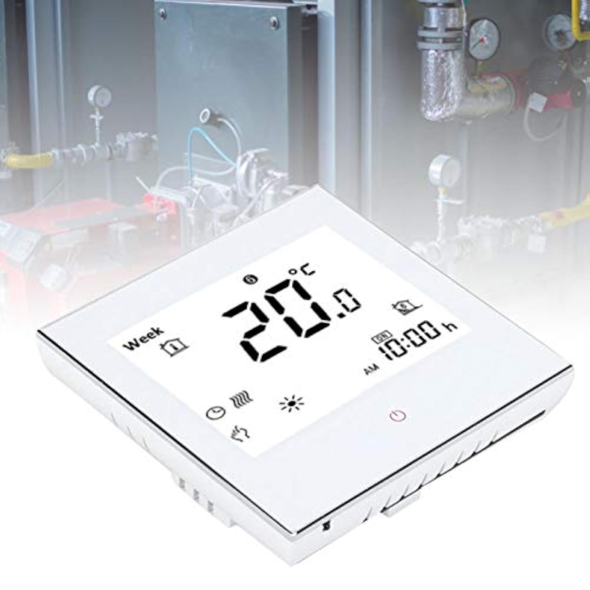 Digital Programmable Thermostat with LCD Display for Home Heating