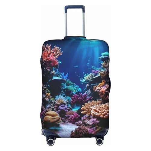 Fish Aquarium Suitcase Covers, Luggage Protectors Fits Four Sizes Suitcase For Travel