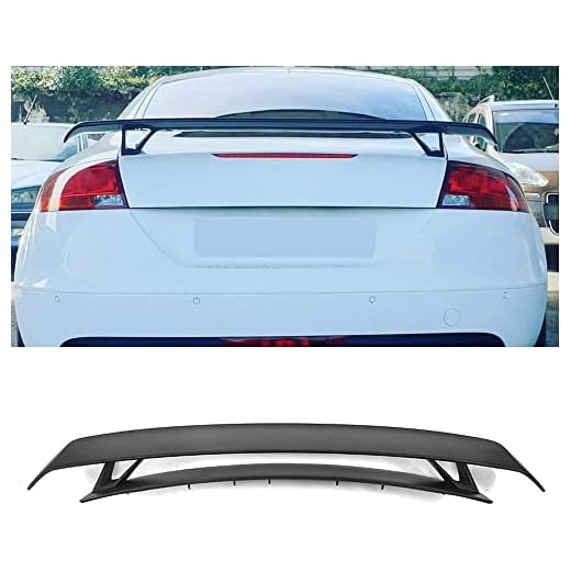 Coche Alerón trasero para Audi TT MK2 8J TTS Coupe Convertible A5 A6 A7, Maletero AleróN Trasero Spoiler Lip Wing Styling Modification Accessories