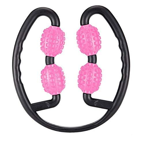 Emcrovi U-shaped 9 Balls Arm Leg Muscle Relaxing Tool Massage Roller Fitness Accessory for Neck, Arm, Elbow, Leg After Workout Relieve Muscle Soreness Neck Ring Rollers(PACK OF 1)