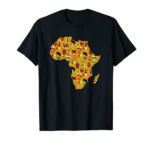 African Continent - Afro Black Pride African Tradition Camiseta
