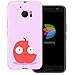 Produktbild dessana Cartoon Obst transparente Schutzhülle Handy Case Cover Tasche für HTC 10 Angebissener Apfel