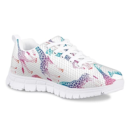 Yzaoxia Kids Running Shoes Girls Size 11-5 Breathable Mesh Sneakers Lightweight Tennis Shoes Lace Up2