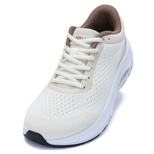 Image of Womens Arch Support Walking Shoes Wide Toe Box Orthotic Sneakers Tennis Shoes for Plantar Fasciitis Pain Relief Size 6-11