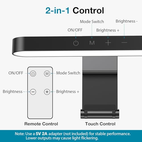Image of InnoGear Video Conference Light, On-Camera Video Lights for Monitor Desk LED Streaming Lighting with Remote and Touch Control Selfie Zoom Lighting for Computer Webcam Laptop Podcast, Recording