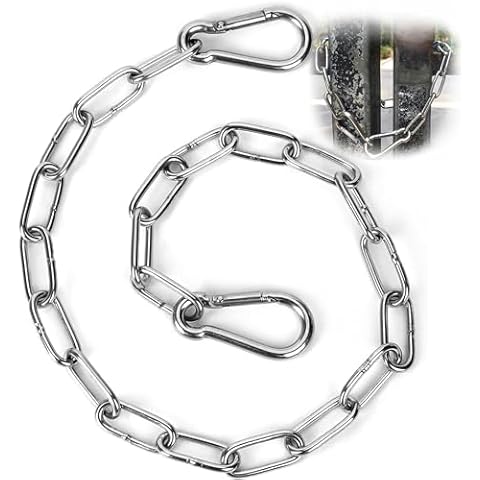 WIPAZY 20" Stainless Steel Gate Lock Cover