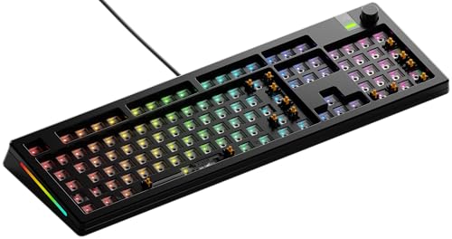 GLORIOUS Gaming GMMK 3 PRO Barebones kit tastiera personalizzabile, guarnizioni e scocca in alluminio modulari, 100% hot swap, schiuma smorzante, piastra switch alluminio, ISO/UE - Layout europeo