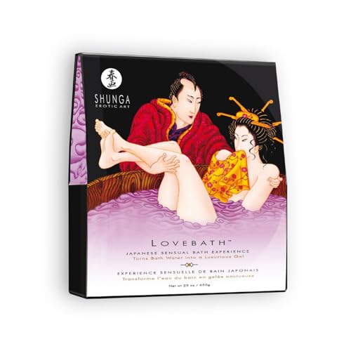 Sales de Baño Relajantes y Sensuales Love Bath Dragon Fruit, 650 g – Experiencia de Baño Japonés, Gel Hidratante y Aromático para Relajación y Erotismo