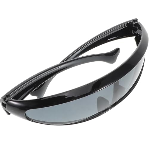 Image of Toyvian Futuristic Anti-glare Cycling Sunglasses with UV Protection, Lightweight PC Wrap around Design for Outdoor Activities and Secure Fit Sports Eyewear