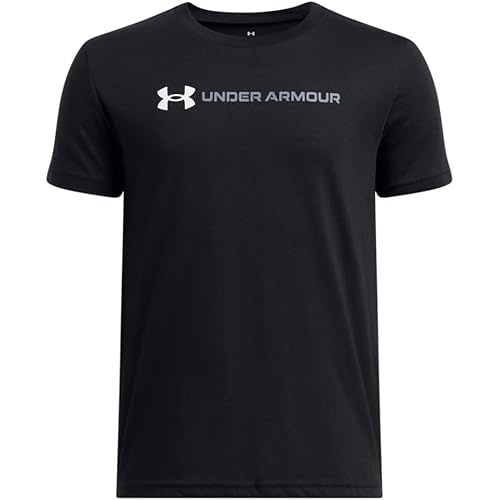 Under Armour Boys' Logo Wordmark Short Sleeve T Shirt