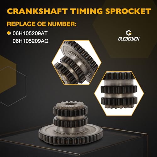2.0 Engine Timing Chain Kit with Sprocket, Compatible with 2008-2015 Audi A3 A4 A5 A6 TT Allroad Volkswagen GTI Passat CC, Replaces 06H105209AT 06H105209AQ, Fit for DOHC L4 2.0L Engine by Gledewen - Used condition - Image 4