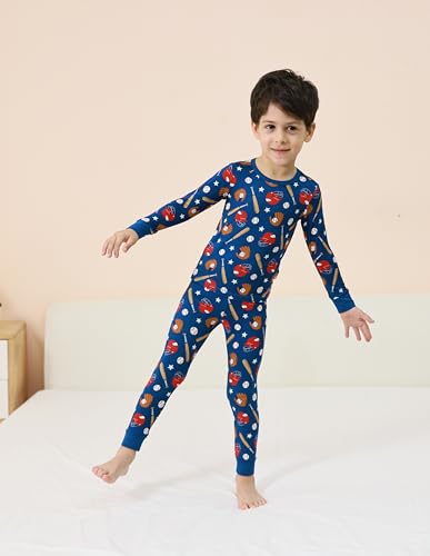 Toddlers Pajama Set Baby Girls Boys Pajamas Soft Viscose from Bamboo Long Sleeve Snug Fit Sleepwear4