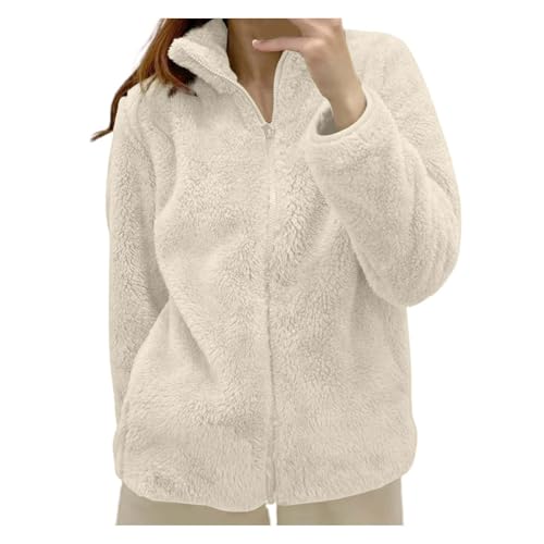 Chaqueta de forro polar mujer para el ocio diario y paseos invernales de abrigo