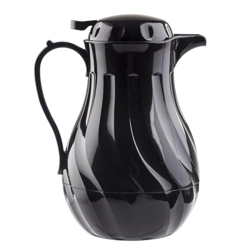 Consejos para Comprar Jarra Termica para Cafe los mejores 10. 50 Sostenedor de café aislado, dispensador de bebidas de té y agua caliente, jarra térmica de triple pared, jarra de servir de plástico para restaurantes comerciales y servicio de...