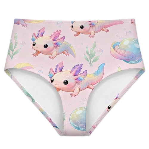 Image of Axolotl Girls Swimsuit Two Piece Swimwear Bathing Suit for Girls