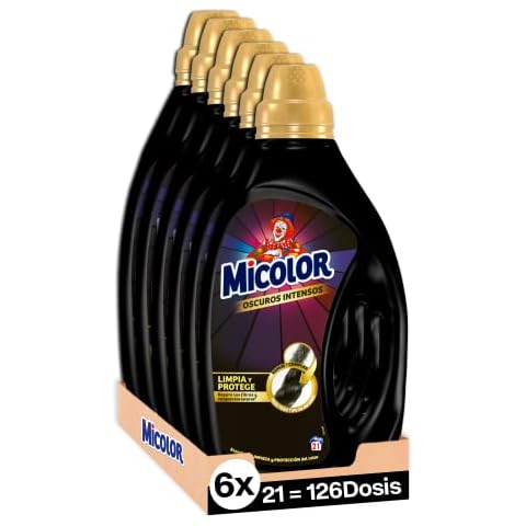 Detergente líquido Micolor Gel Oscuros Intensos, 126 lavados Cover