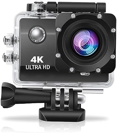 Action Camera Kit 1080P 12MP Waterproof 30m | Sports Camera With Mounting Accessories
