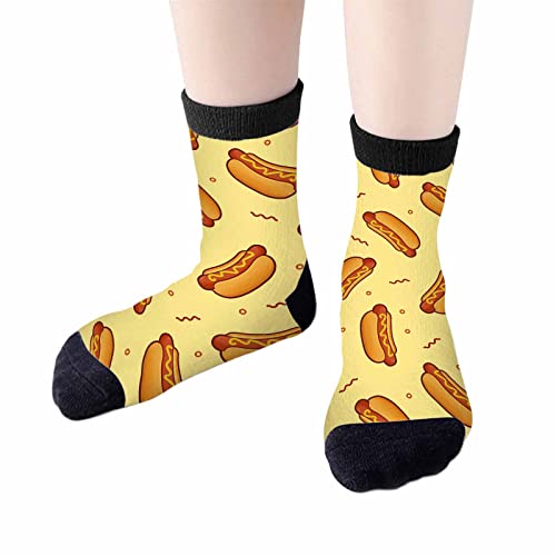 Image of Crew Socks for Woman Size 6-8 Tropical Wildlife Bright Teal Girls Socks