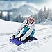 Jorzer Snow Sled Lightweight Roll-Up Sled for Kids and Adults High Speed Portable Snow Toys for Outdoor Winter 54x17 inch Sporting_Goods..