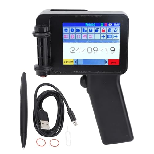 Imprimante portable pour imprimer des codes-barres sans bavure via pistolet jet d'encre