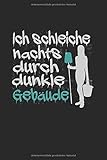  Ich Schleiche Nachts Durch Dunkle Gebäude: Din A5 Liniertes Heft (Liniert) Für Putzkraft Reinigungskraft Gebäudereiniger  Notizbuch Tagebuch Planer ... Reinigungsfachkraft Haushalt Notebook