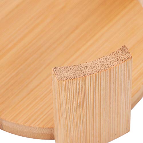 Porta-copos, porta-copos de bambu, cofre durável e escritório higiênico para restaurante de hotel em