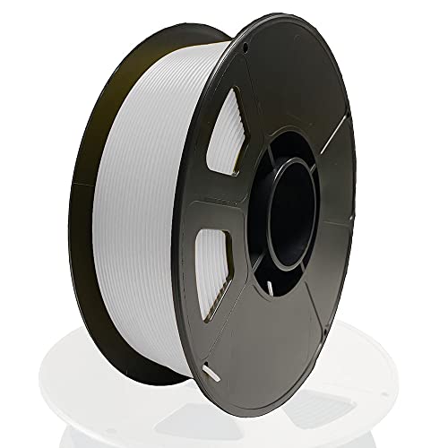 AKTECH3D Filamento PLA + para impresoras 3D, Pla 1,75 mm (+/- 0.03 mm). Bobina 850 grs. (blanco) Cover