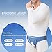 Hernia Belts for Men for Unilateral and Bilateral Inguinal Hernia Belt with Adjustable Waist Belt and 2 Removable Compression Pads(Small)