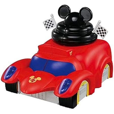 Amazon トミカ ディズニー ミッキーマウスとロードレーサーズ ひろげてあそぼう ミッキー ガレージ おもちゃ おもちゃ