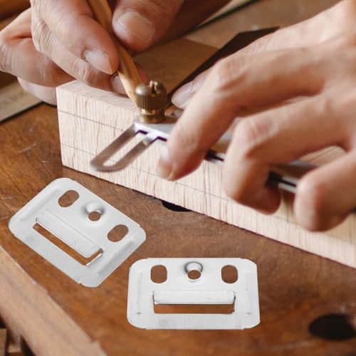 Image of HEMOTON 100pcs Wall Buckle Interlocking Hanging Bracket Couch Clips Wall Panel Fixings Furniture Fixings Hanger Wall Panel Clips Wall Mounting Clips Stainless Steel Silver Clip