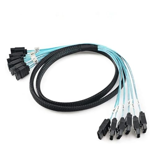 Cable SATA 0.5 m 4/6 puertos set 6 Gbps miniatura 2