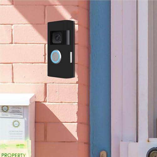 Campainha de vídeo Ring (2ª geração)/Campainha com bateria de anel mais capa protetora de silicone -