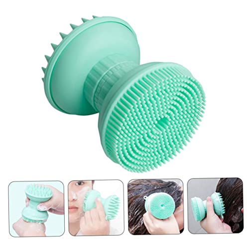 ibasenice 1 Unidade Escova De Banho Três Em Um Escova De Couro Cabeludo Para Bebê Cuidados Com o Cou