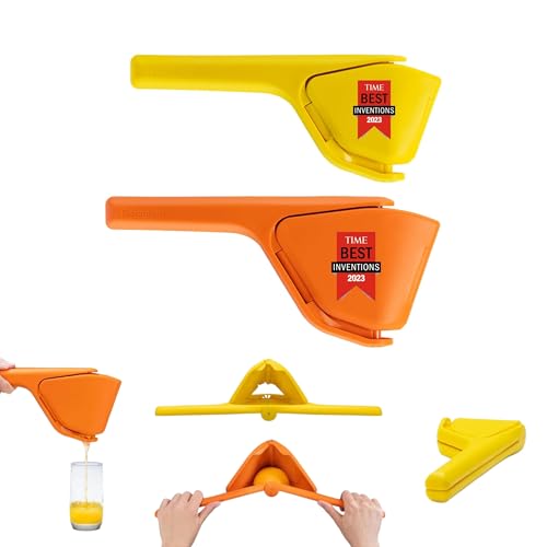 Image of Dreamfarm Juicer Folding Citrus Juicer for Lemon & Orange – Flat Compact Manual Juicer with Easy Squeeze Design, BPA-Free Food Safe – Space-Saving Kitchen Tool, Easy Clean Design