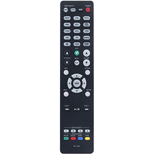 RC-1228 Replace Remote Control fit for Denon Integrated Network AV Receiver AVR-S750H AVR-S900W AVR-X2100W AVR-X2200W AVR-S640H AVR-X3500H AVR-X3600H AVR-S950H AVR-S650H SR5010 SR5011 NR1607 NR1710