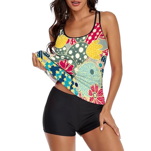 Bikini avec short de garçon cactus contre les complexes - 2