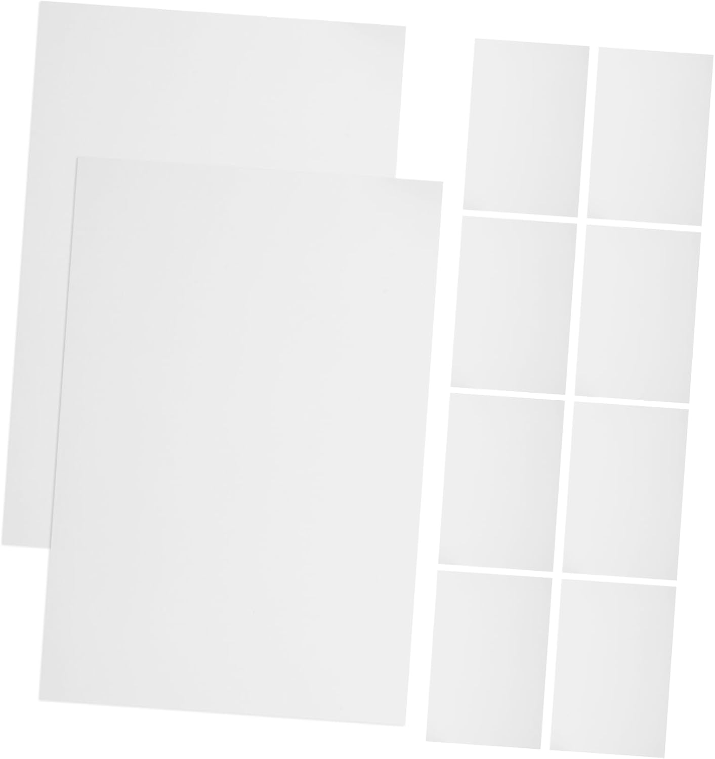 250g A4 Mirror Metallic Cardstock Paper 10 Sheets Glitter Foil Board for DIY Crafts Invitations Decorations Holographic Silver Finish for Weddings and Parties