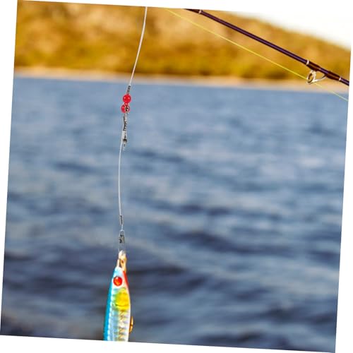Líderes de pesca Nylon con giratorios y acero inoxidable Happyyami miniatura 5