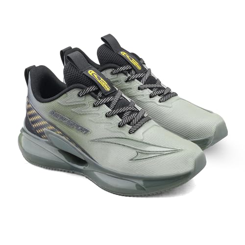 Image of ASIAN Quantum-27 Men's Sports Running Shoes with See-Through Air Sole, Memory Foam Comfort, Breathable Knit Upper & Stylish Athletic Performance Design