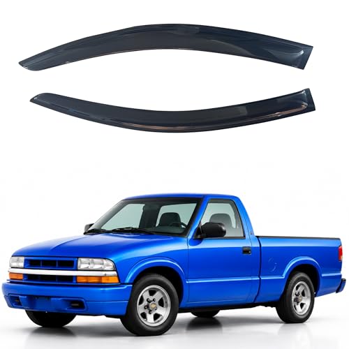 Image of IG Window Visors Fit for 1994-2004 Chevrolet S10 /GMC Sonoma, Out-Channel Rain Guards Vent Wind Deflectors 2PC, Truck Accessories for 1995-2005 Chevy S10 Blazer /GMC S15 Jimmy, 1996-2000 Isuzu Hombre