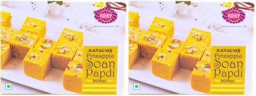 Image of Karachi Bakery Pineapple Soan Papdi, 200g (Pack of 2)