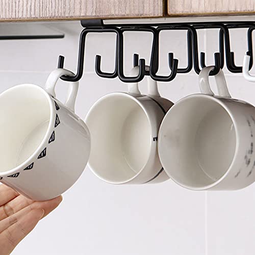 Cabide para Utensílios de Cozinha Sem Perfuração Suporte para Utensílio de Armário Cabide de Ferro G