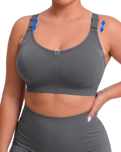 Image of FITTIN Support Sports Bra for Large-Bust: Adjustable for More Workouts