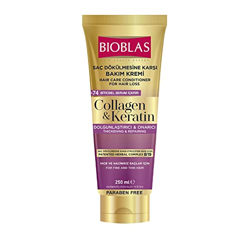 BIOBLAS Collagen & Keratin Haarpflege Spülung Conditioner wirksam gegen Haarverlust Cover