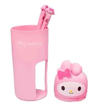 Amazon｜ハローキティ クロミ マイメロディ 歯ブラシバケツ
