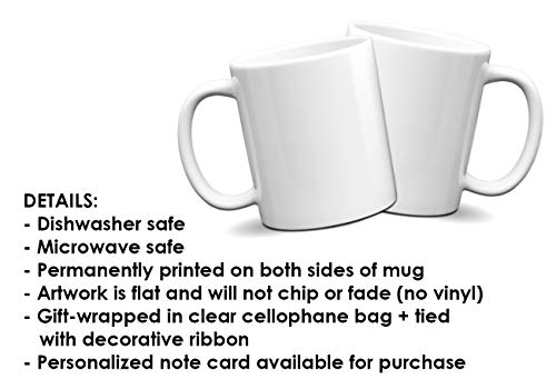 Taza con diseño personalizado y corazón conectado miniatura 4