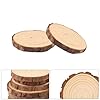 90 PCS 3-4 Inch Natural Wood Slices, Unfinished Pine Wood Circles with Barks for Coasters, DIY Crafts, Christmas Rustic Wedding Ornaments and Centerpieces,by GNIEMCKIN. #5