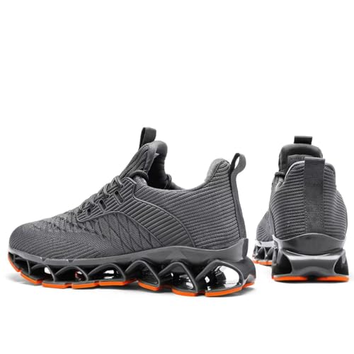 Image of Mens Slip on Walking Running Shoes Blade Tennis Casual Fashion Sneakers Comfort Non Slip Work Sport Athletic Trainer