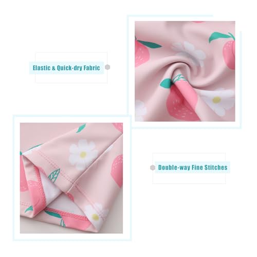 Image of Girls 3 Piece Swimsuits Set Long Sleeve Rash Guard for Girls Tankini Bathing Suits Beach Swimwear 3-16 Years